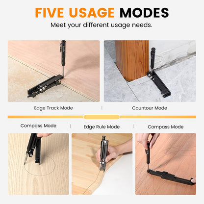 Saker Multi-function Precision Scribing Tool for Woodworking, Metalworking, Crafting Projects