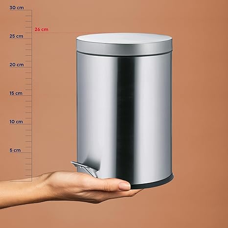 Kela Monaco 3L Stainless Steel Cosmetic Bin with Removable Inner Bucket