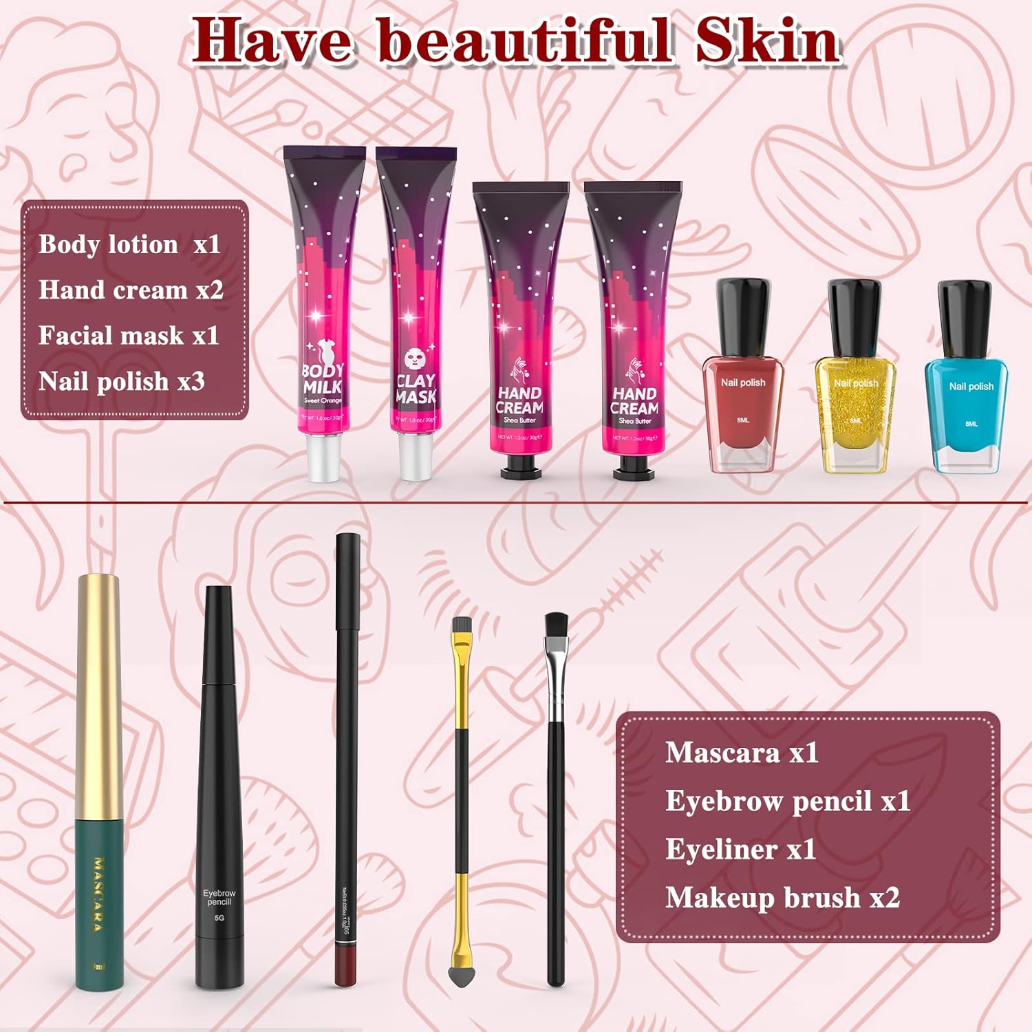 Aifanciey 2023-24 Beauty Advent Calendar with 24 Beauty Surprises