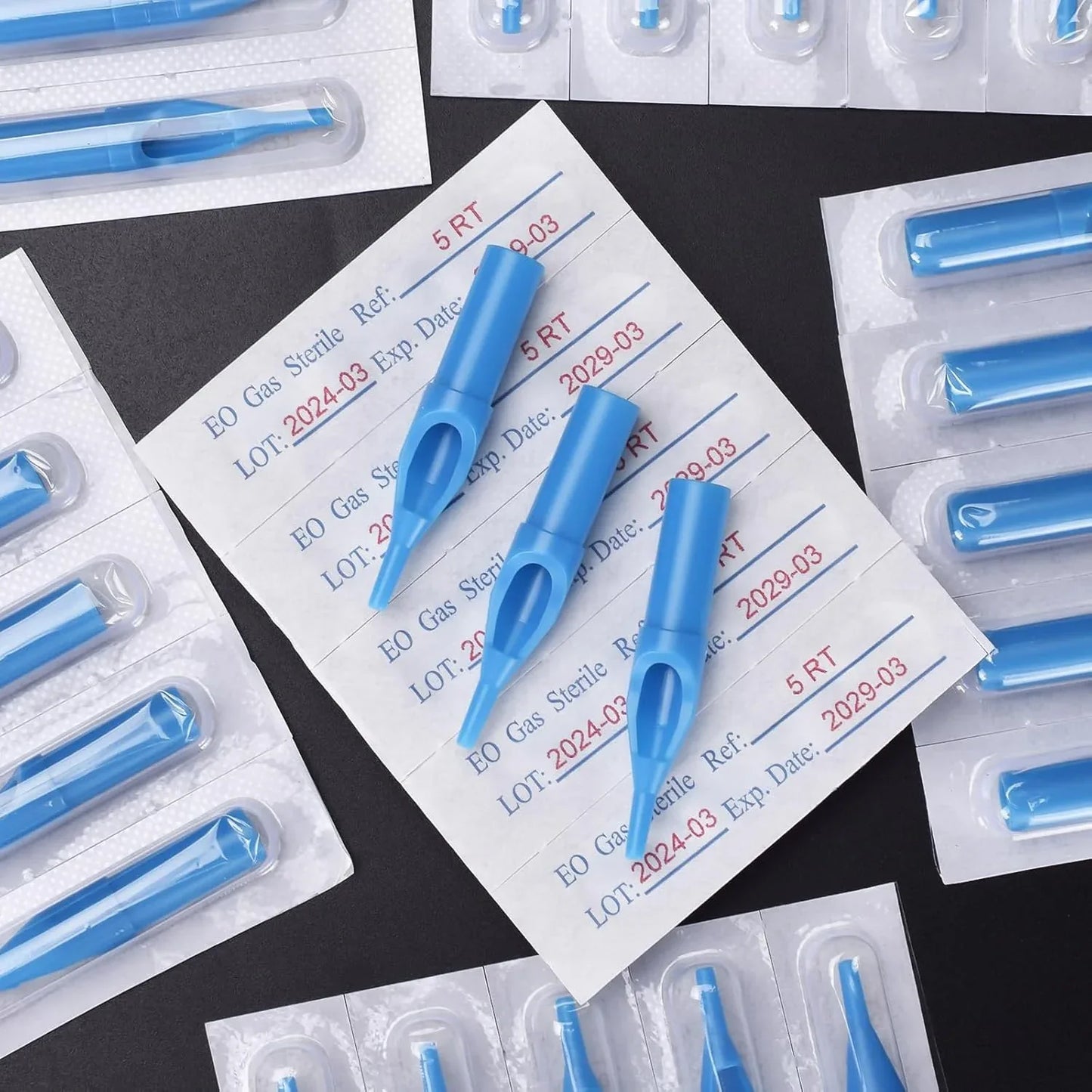 50pcs Blue Disposable Tattoo Needle Tips Set Mixed RT - Gomix Brands Outlet