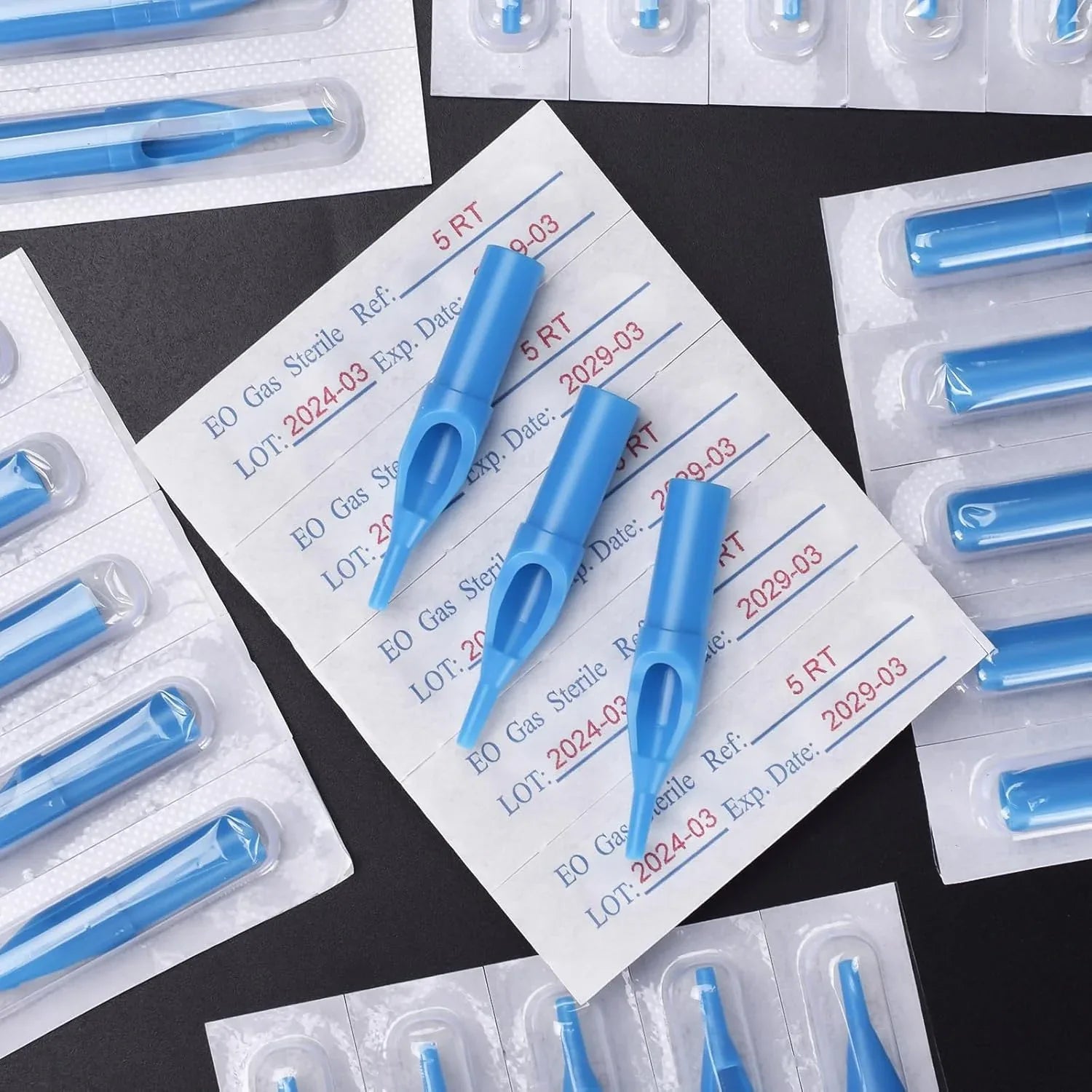 50pcs Blue Disposable Tattoo Needle Tips Set Mixed RT - Gomix Brands Outlet