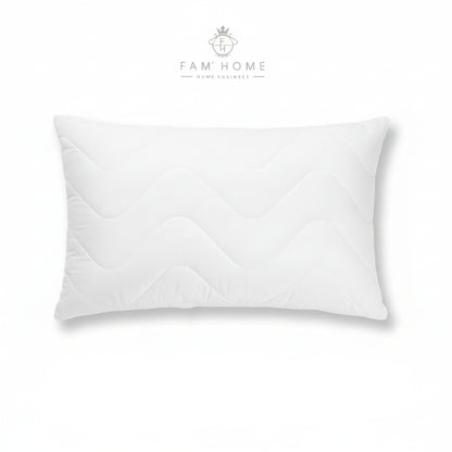 FAM HOME Soft Touch Quilted Pillow