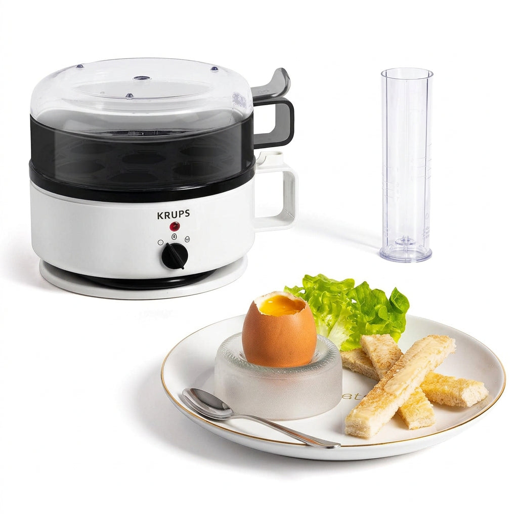 KRUPS Ovomat Super EG2301 Egg Cooker White and Black
