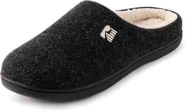 RockDove Men's Two-Tone Sherpa Slipper Set Size 10.5