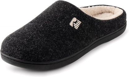 RockDove Men's Two-Tone Sherpa Slipper Set Size 10.5