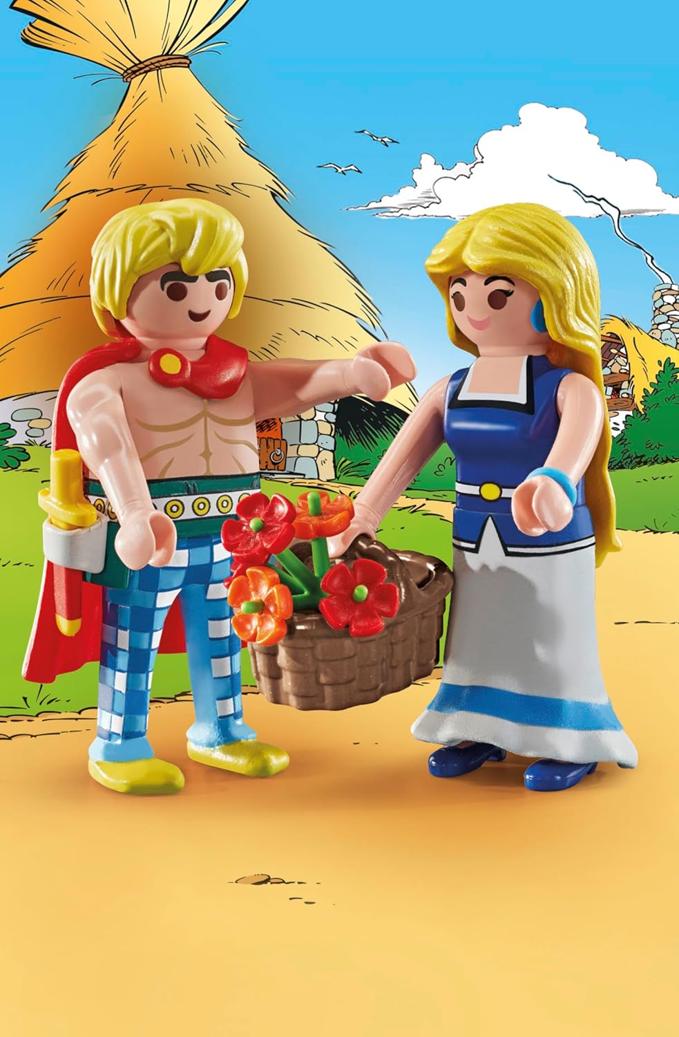 PLAYMOBIL Asterix Tragicomix Falbala Love Couple Figure Fun Toy Set