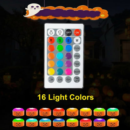 Gobesty Flameless LED Pumpkin Lights Remote Control 4-Piece Set