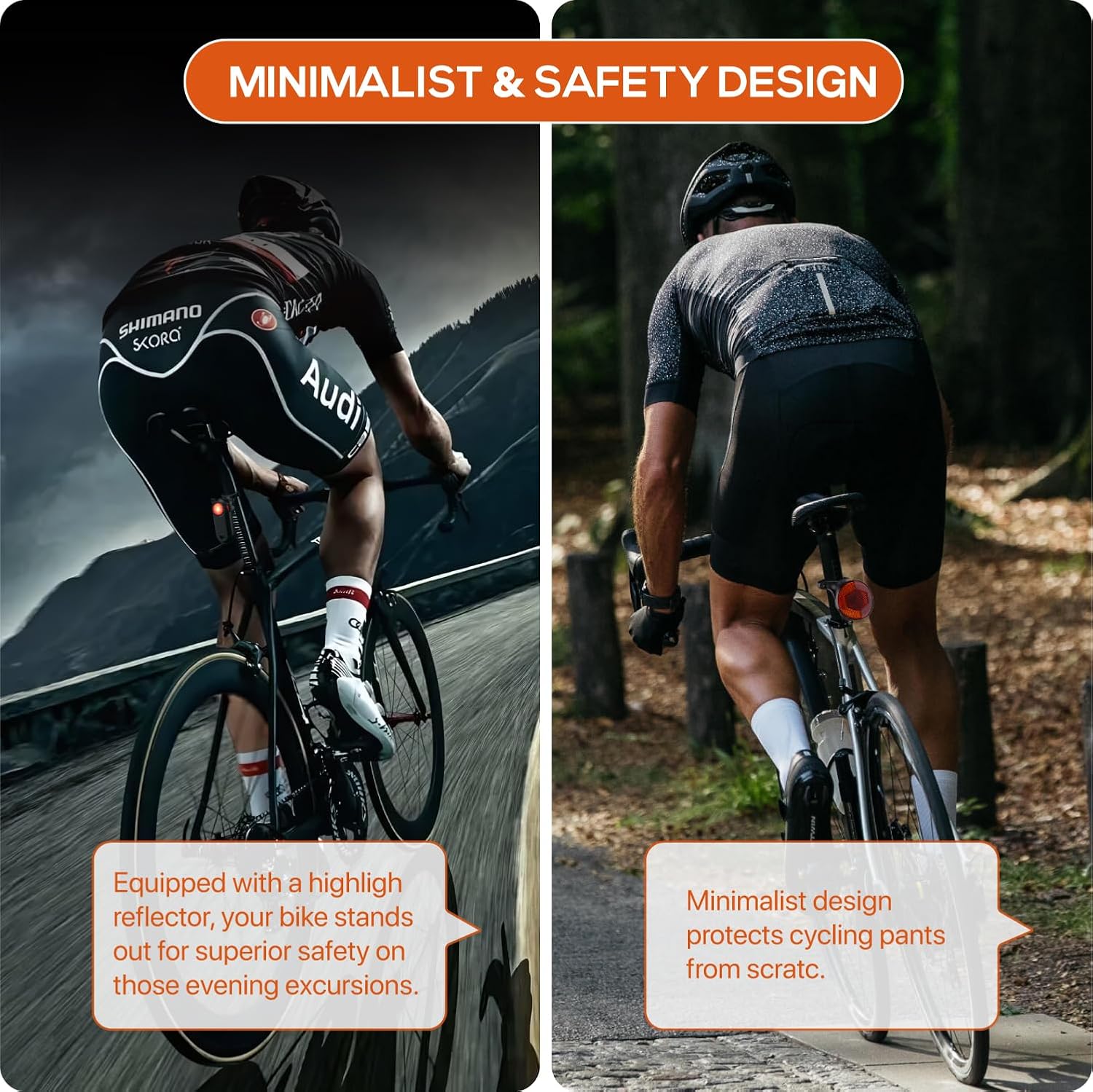 TUSITA Hidden Airtag Seatpost Mount for Garmin Varia