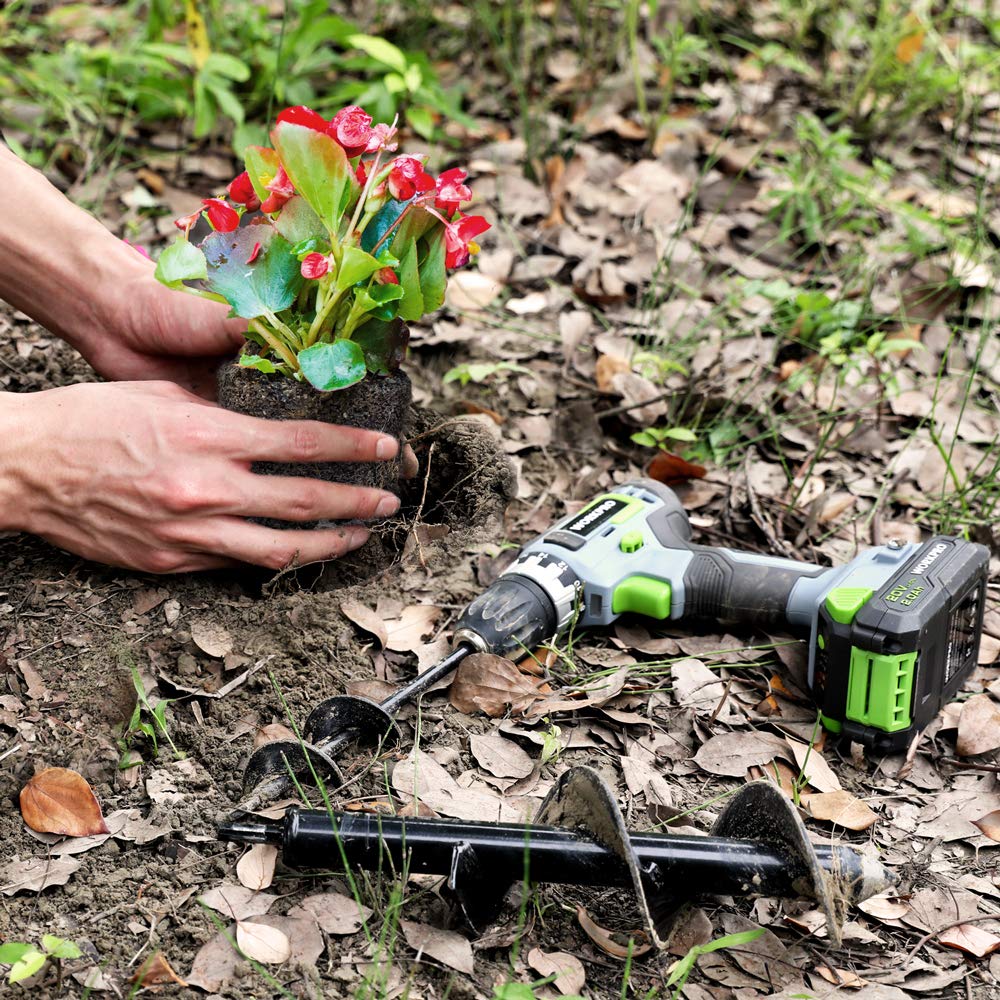 Garden Auger Drill Bit Set 2-Piece