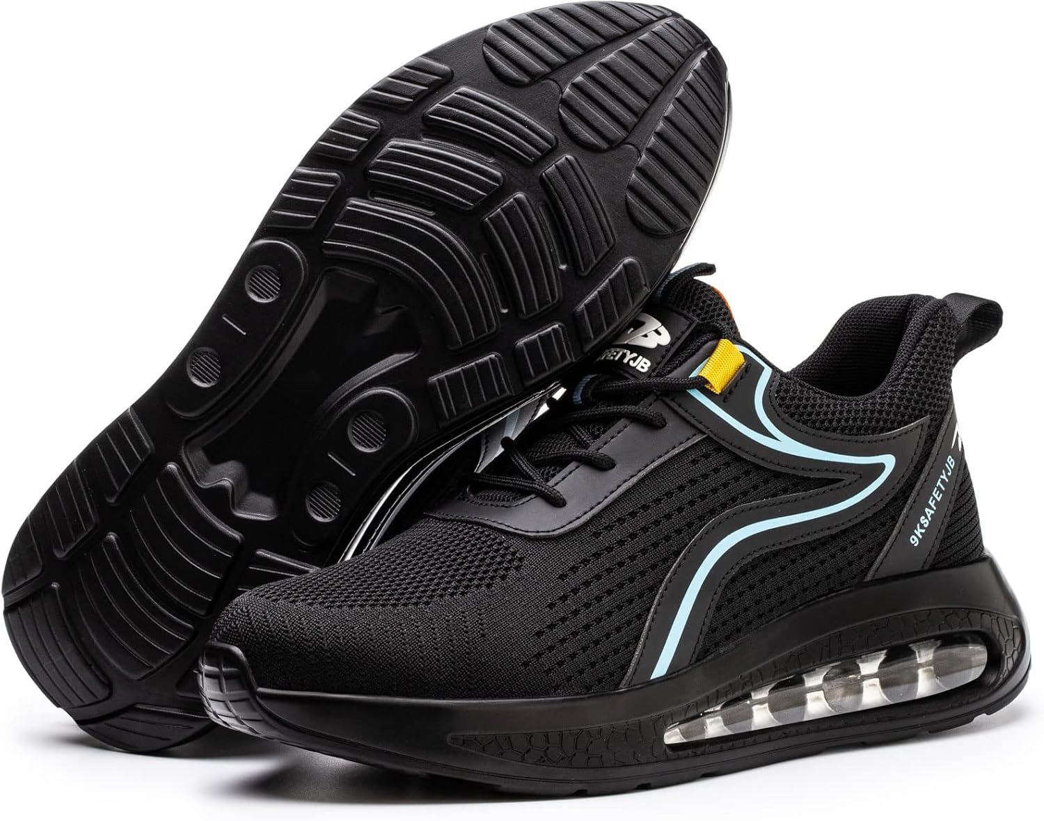OBQcare Lightweight Breathable Steel Toe Safety Work Shoes