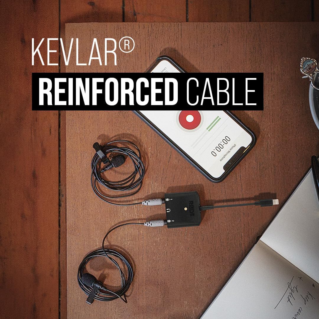 Rode SmartLav+ Omni Lavalier Mic for Smartphones Black