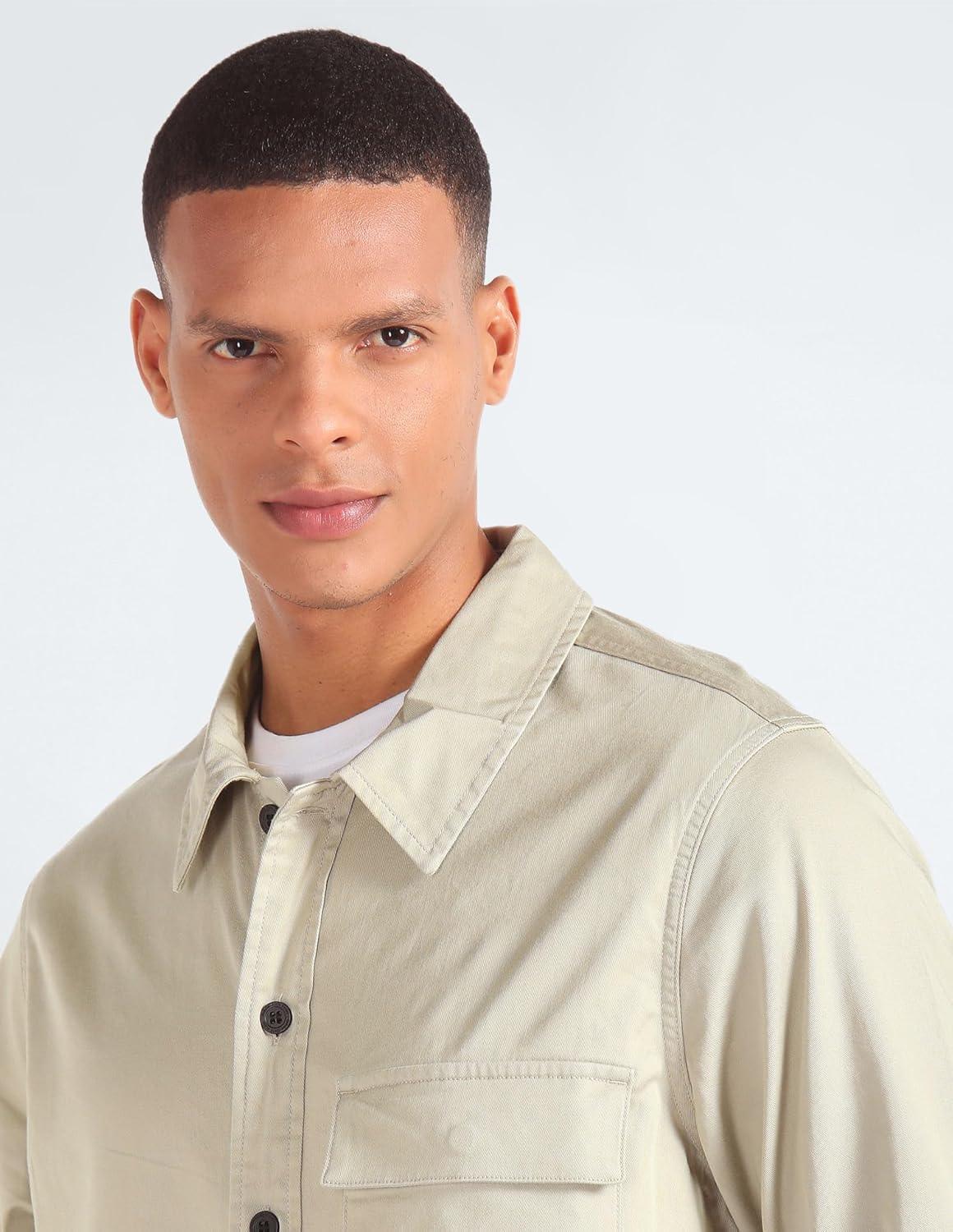 Calvin Klein Men's Casual Shirt – Slim Fit Cotton, Classic Colors - Gomix Brands Outlet