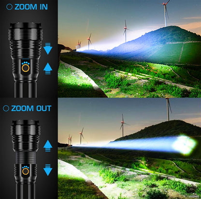 Glarylight LED Rechargeable Torch GL-P70-DK-A