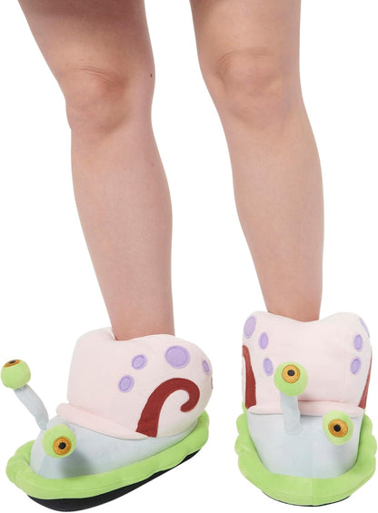 United Labels SpongeBob 3D Gary Slippers – Cozy Multicolored House Shoes