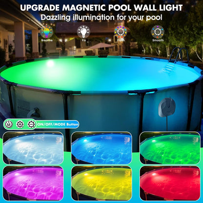 DeeprBetter CT303_1V Floating Pool Light Color Changing Waterproof Magnetic White