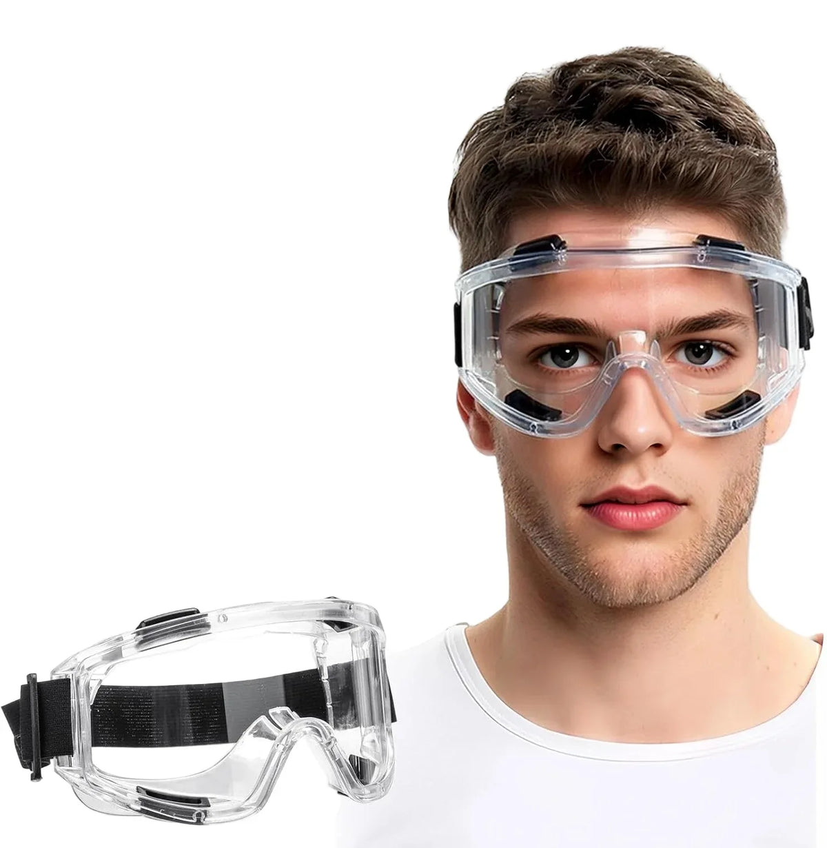 Anti-Fog Safety Glasses with Adjustable Headband - Gomix Brands Outlet