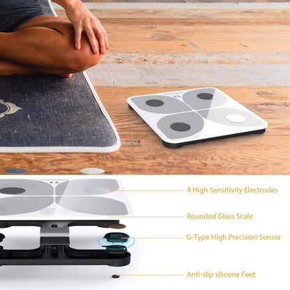 Healthkeep Smart Body Fat Scale with Bluetooth and App