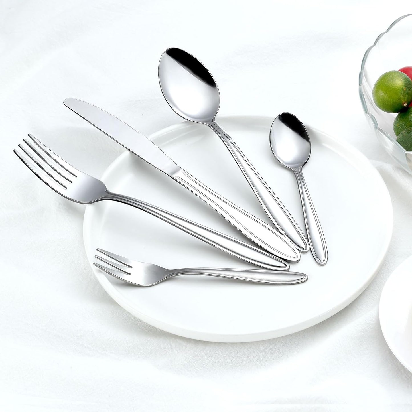 Gymdin 36‑Piece Stainless Steel Dinner Fork Set – Elegant 7.8‑Inch