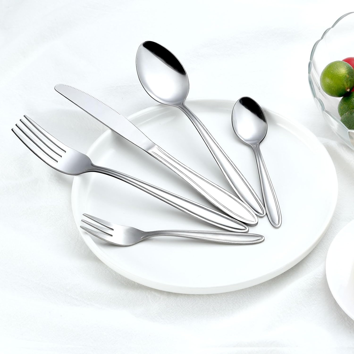 Gymdin 36‑Piece Stainless Steel Dinner Fork Set – Elegant 7.8‑Inch
