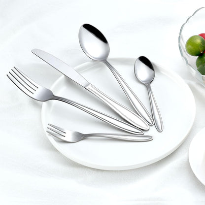 Gymdin 36‑Piece Stainless Steel Dinner Fork Set – Elegant 7.8‑Inch