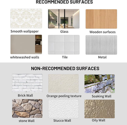SWAWIS 3D Self Adhesive Tile Decals Black 10 Pieces