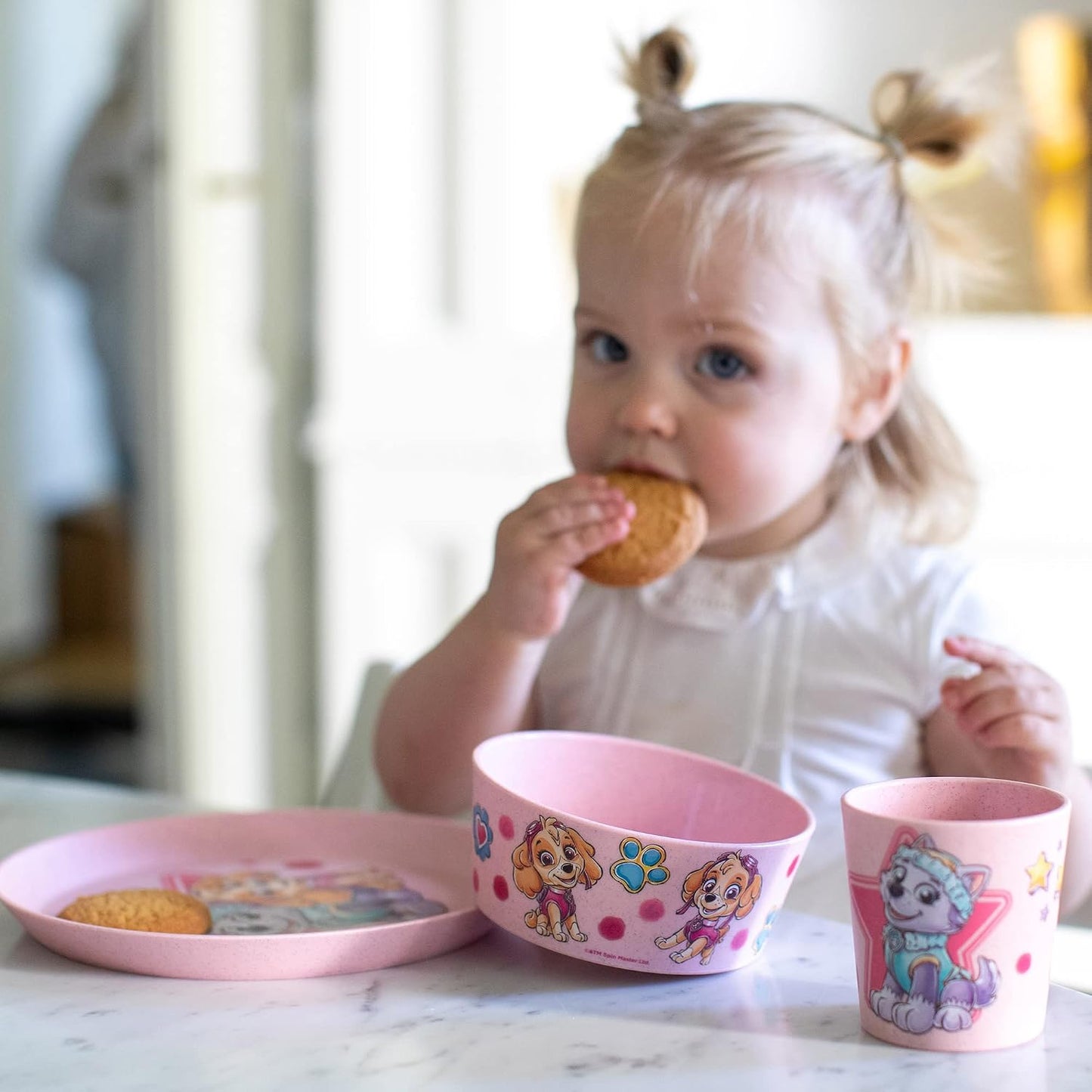 Koziol Bio-Circular Connect Set Paw Patrol Dish Bowl Cup