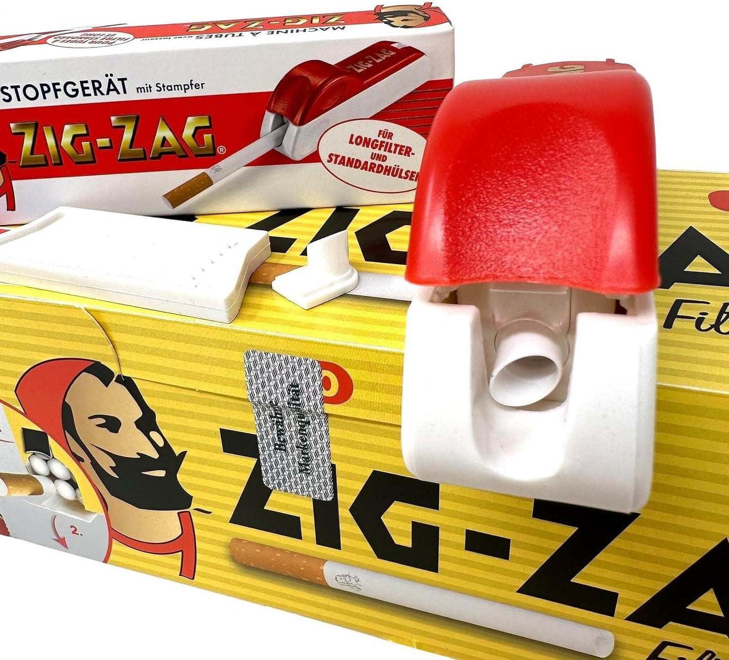Zig‑Zag Empty Cigarette Tubes and Filling Machine Starter Set - Gomix Brands Outlet