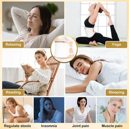 Organic Castor Oil Pack Kit: Reusable, Adjustable, Leak-Proof for Liver Detox - Gomix Brands Outlet