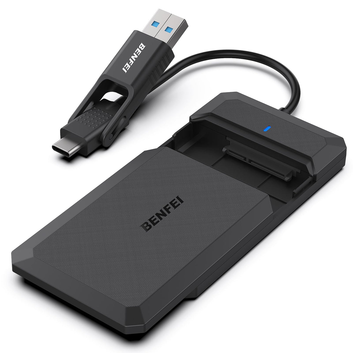 BENFEI 000346black 2.5 Inch SATA to USB Hard Drive Enclosure