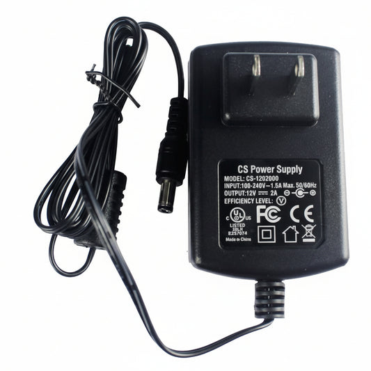 UL Listed 12V 2A DC Power Adapter 5.5x2.1mm for CCTV