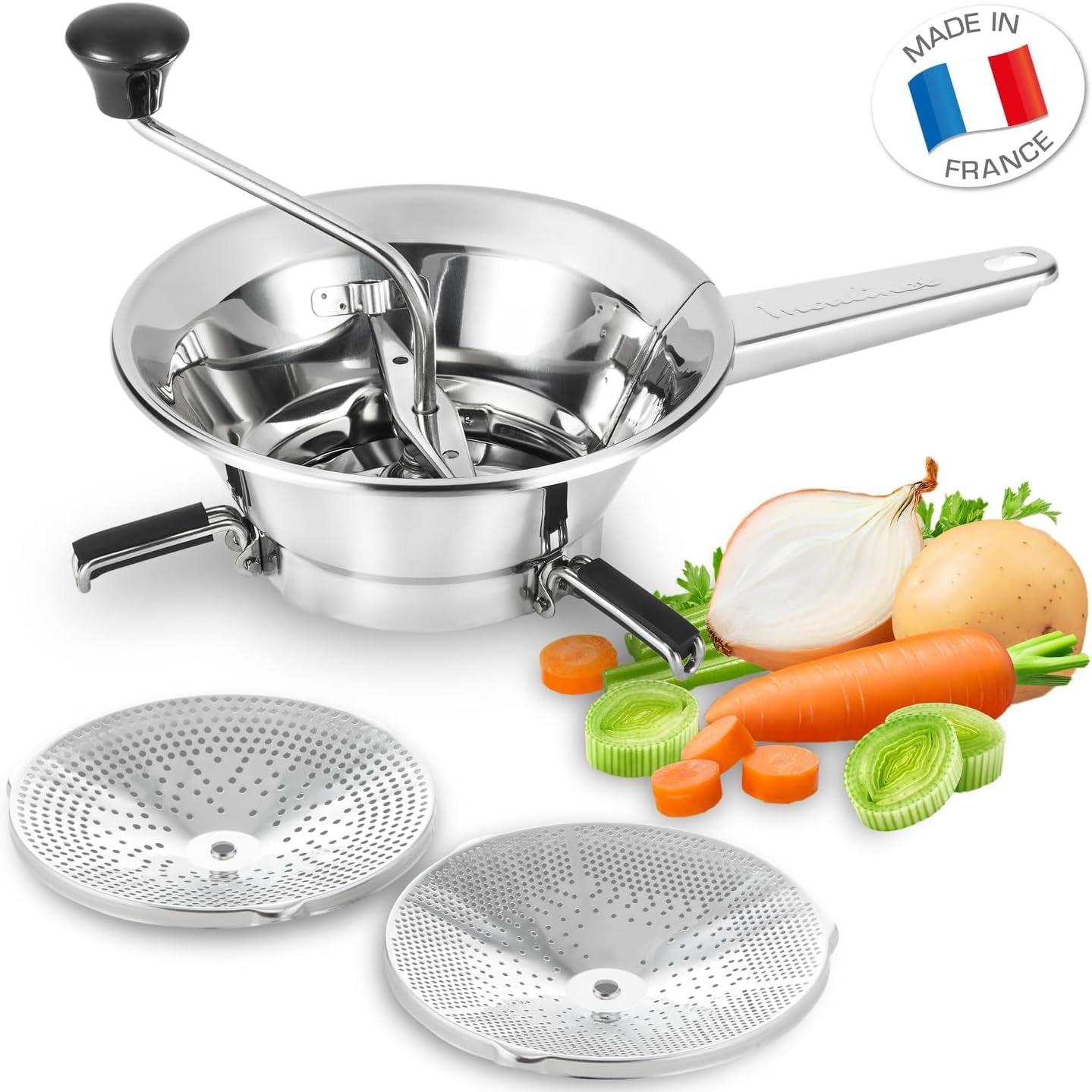 Moulinex A40106 Manual Vegetable Mill 1000ml Silver