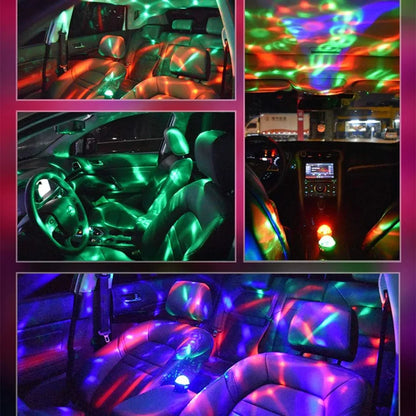 ASFSKY Mini DJ Disco Ball Light USB Rechargeable Sound‑Activated - Gomix Brands Outlet