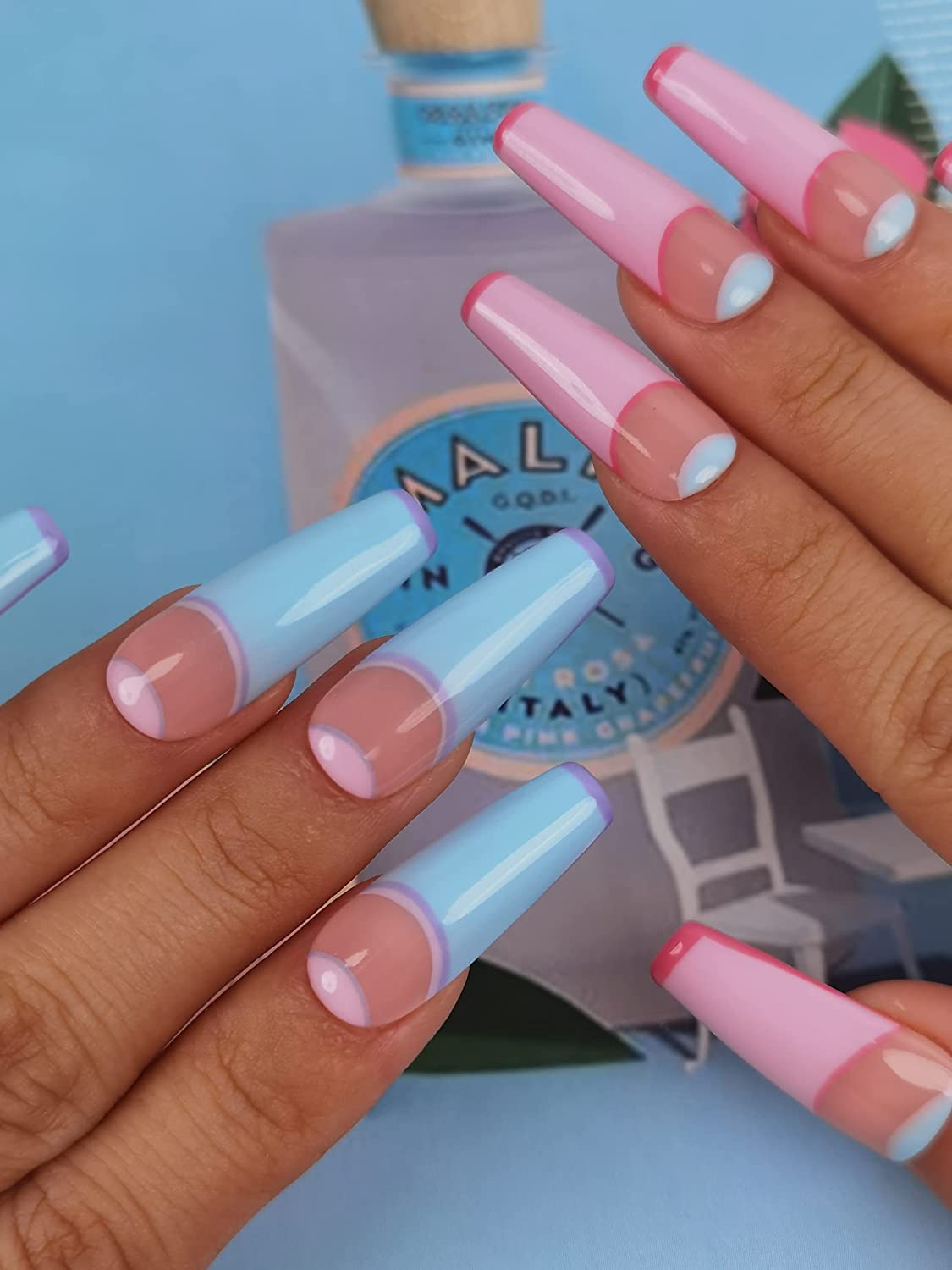 12-Color Summer Pastel Gel Nail Polish Kit 8ml Each