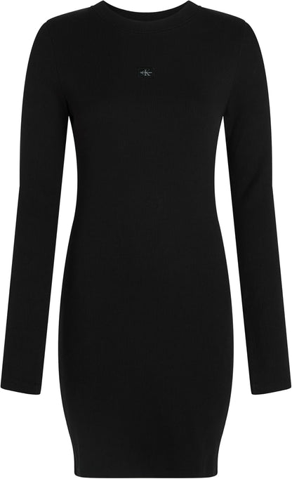 Calvin Klein Women's Woven Rib Bodycon Dress – Figure-Flattering