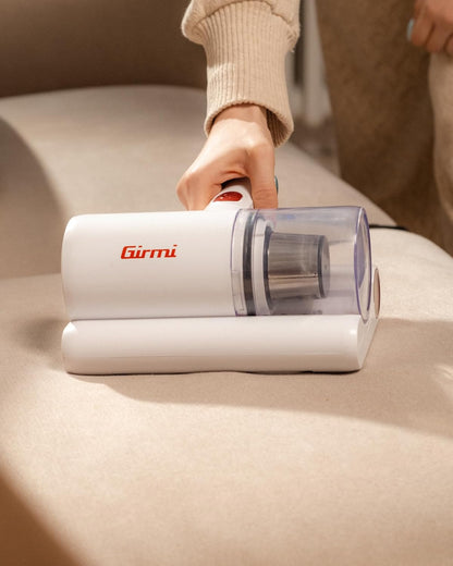 Girmi AP21 Mattress Vacuum Cleaner High Suction UV Sterilizer with HEPA Filter and VibraWave Pads