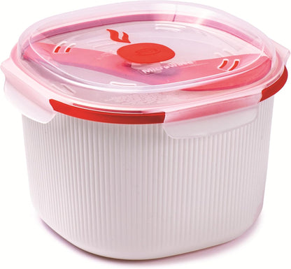 Snips Microwave Rice Cooker 2.7L BPA-Free Tempozero White
