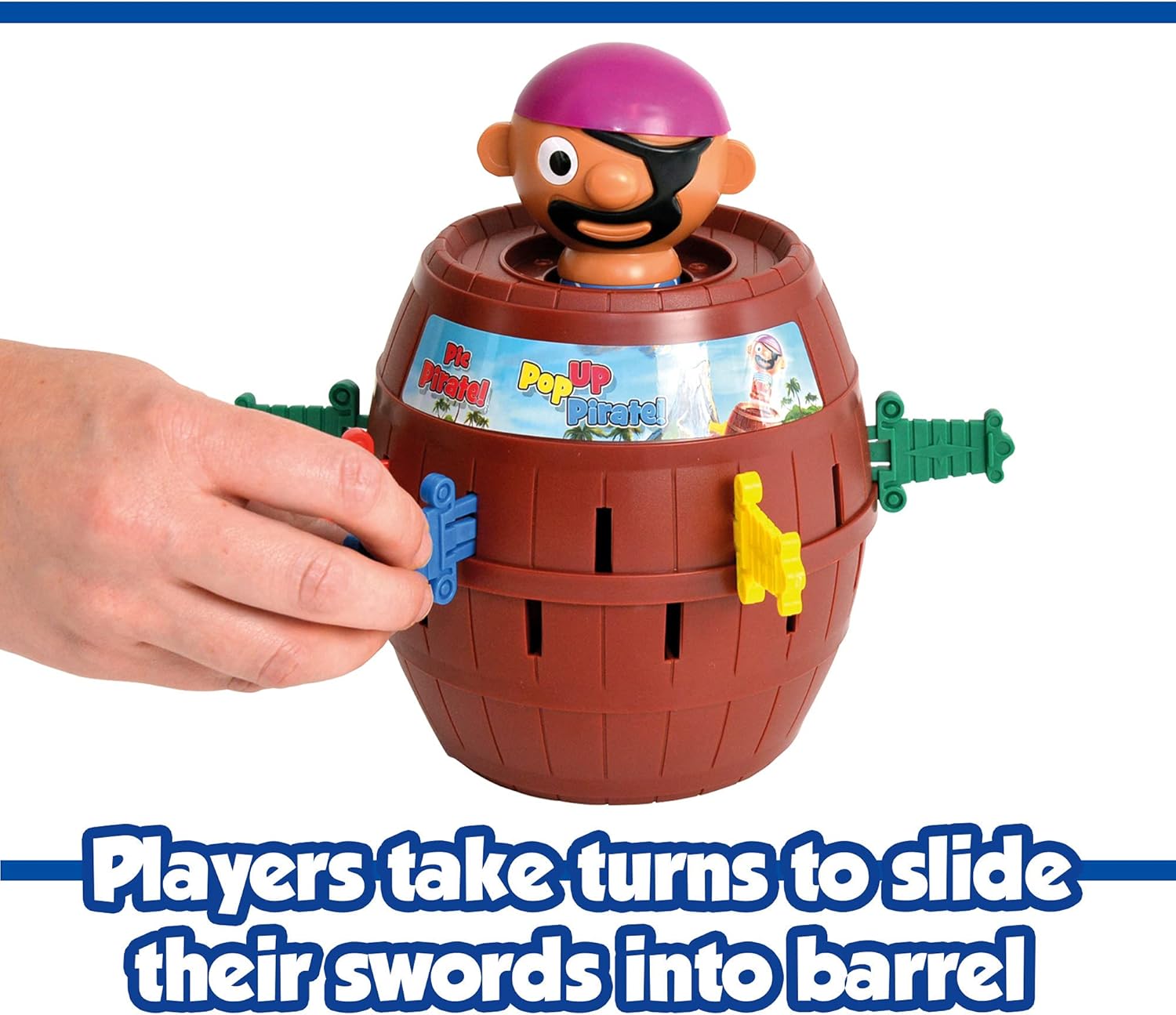 TOMY Pop Up Pirate Skill Game for Family Fun