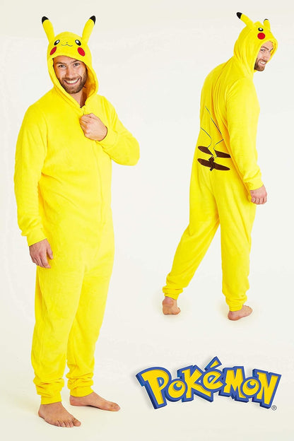 Official Pokémon Pikachu Fleece Jumpsuit – Cozy Unisex Onesie