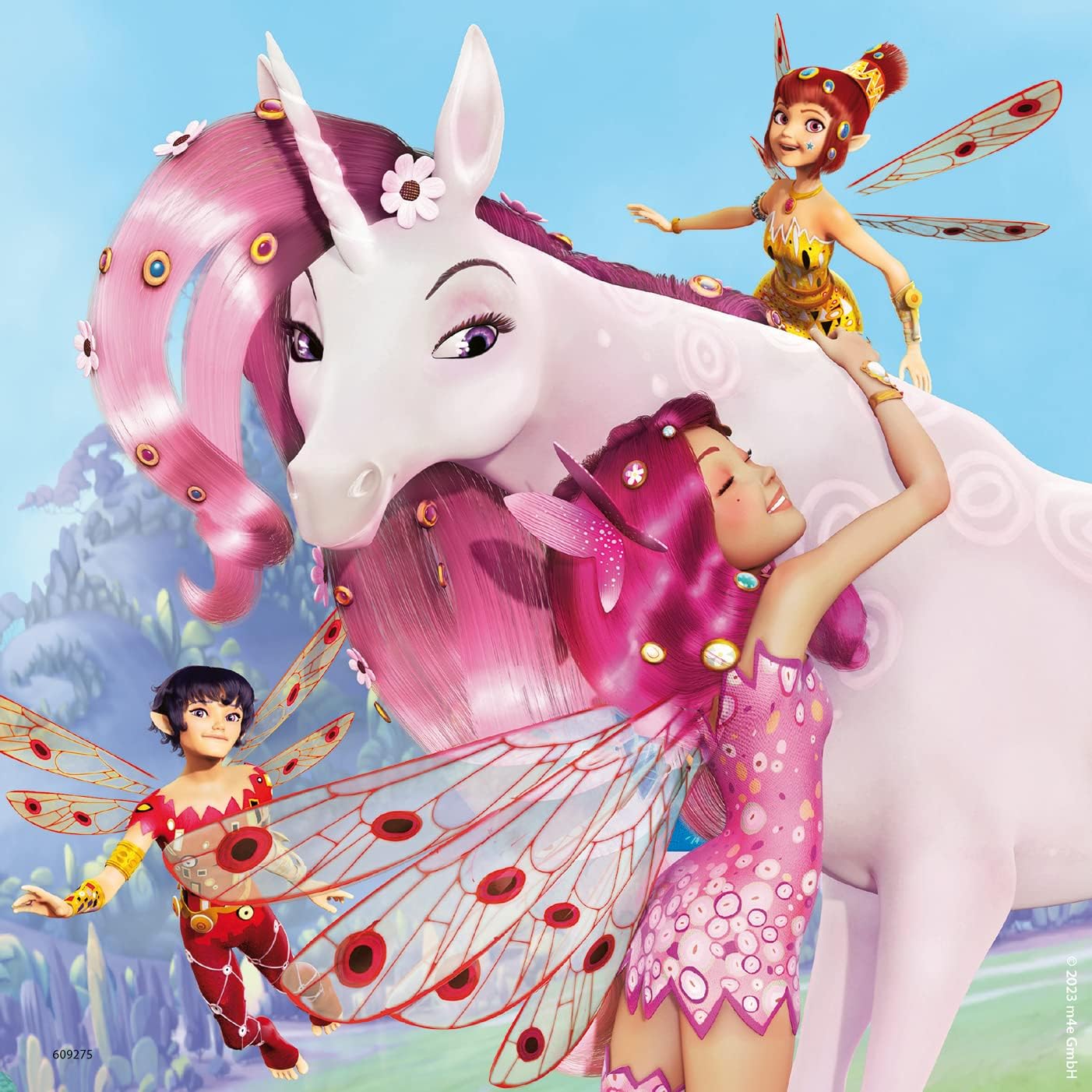 Ravensburger Fairy Unicorn 3‑Pack 49‑Piece Puzzle for Kids