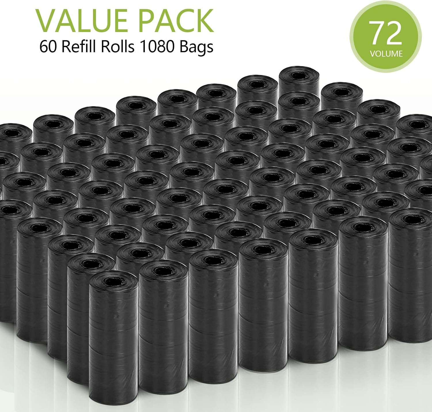 Nobleza 1080 Count Scented Dog Poop Bags, Leak-Proof and Thick