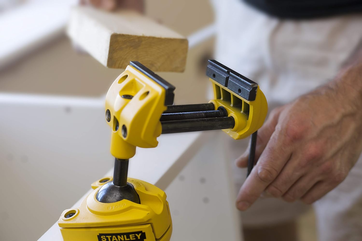 Stanley Maxsteel Multi-Axis Vise: Precision Swivel Ball Joint, 55 lbs Clamping Force