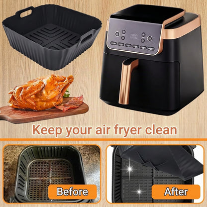 GADITIEK Silicone Air Fryer Mould for Ninja 6.2L AF180EU