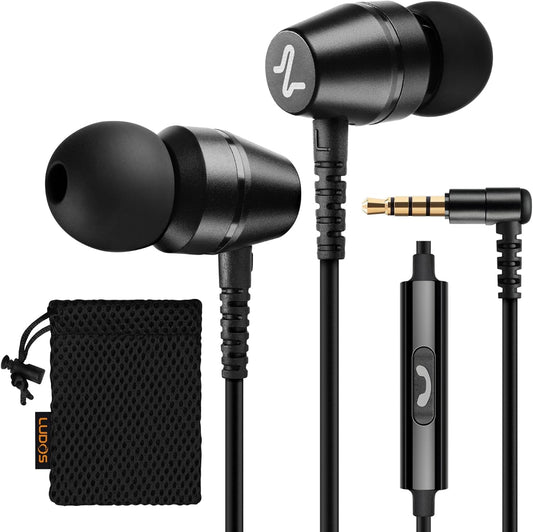 LUDOS OMNITONE Wired In-Ear Headphones with Microphone 3.5mm Jack