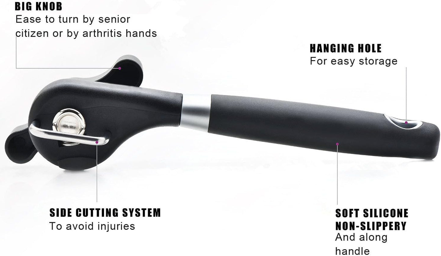 Iheyfill CAN-123 Manual Safety Can Opener Black