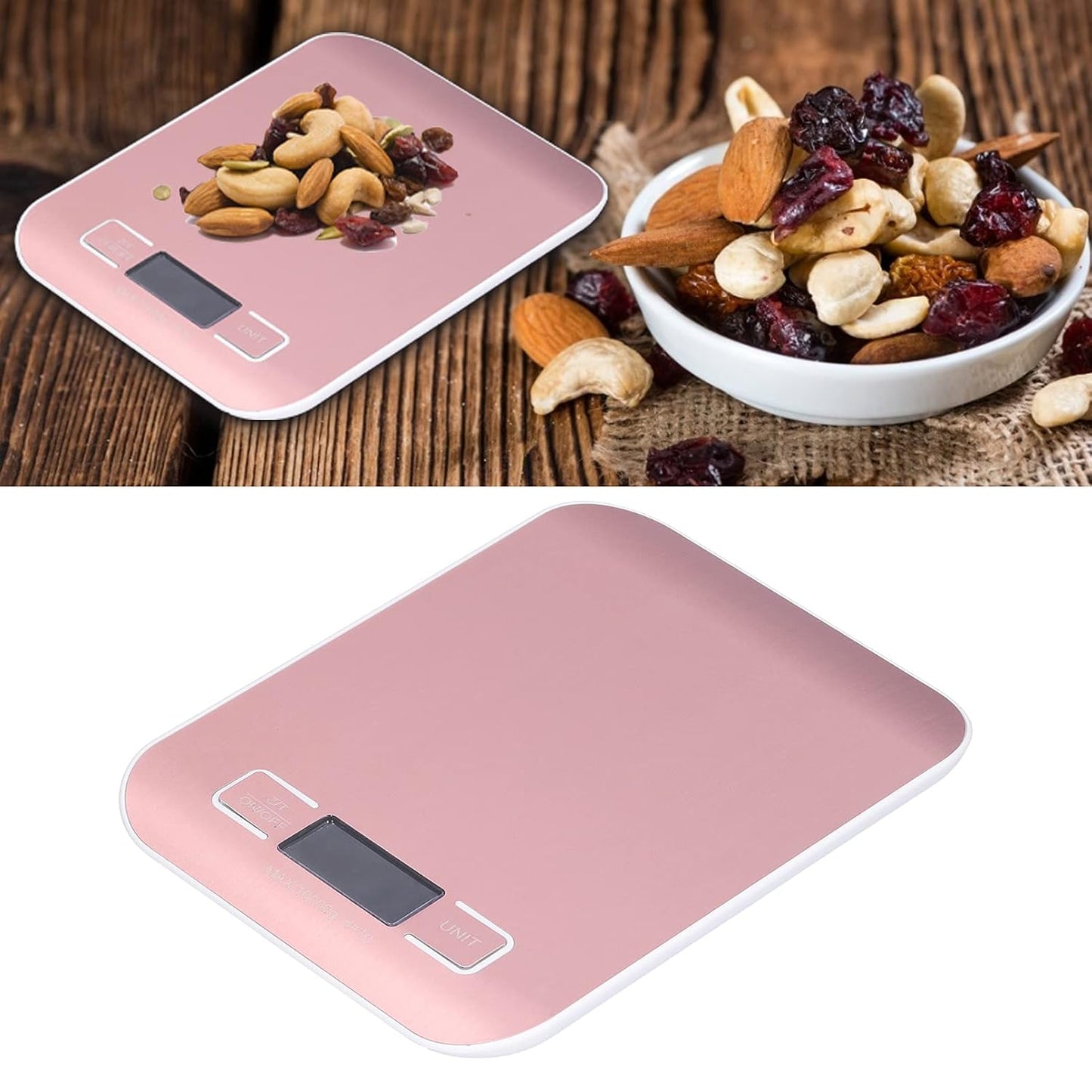 Yuecoom Stainless Steel Digital Kitchen Scale with Auto Shutoff