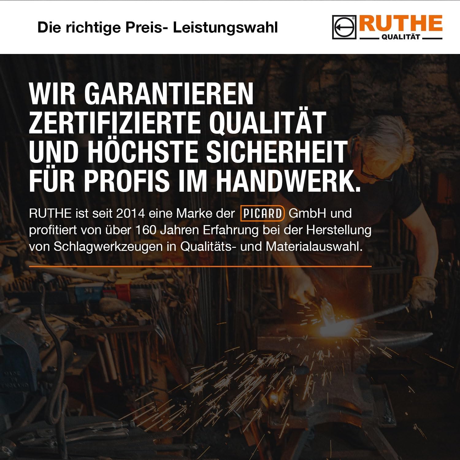 Ruthe Axe Beil VPA GS – Durable Hand Hammer for Gardening