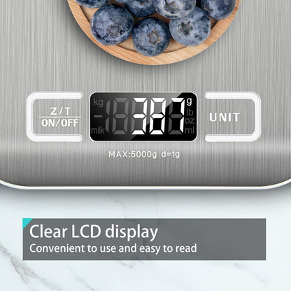 Domini K1H Digital Kitchen Scale 5kg White