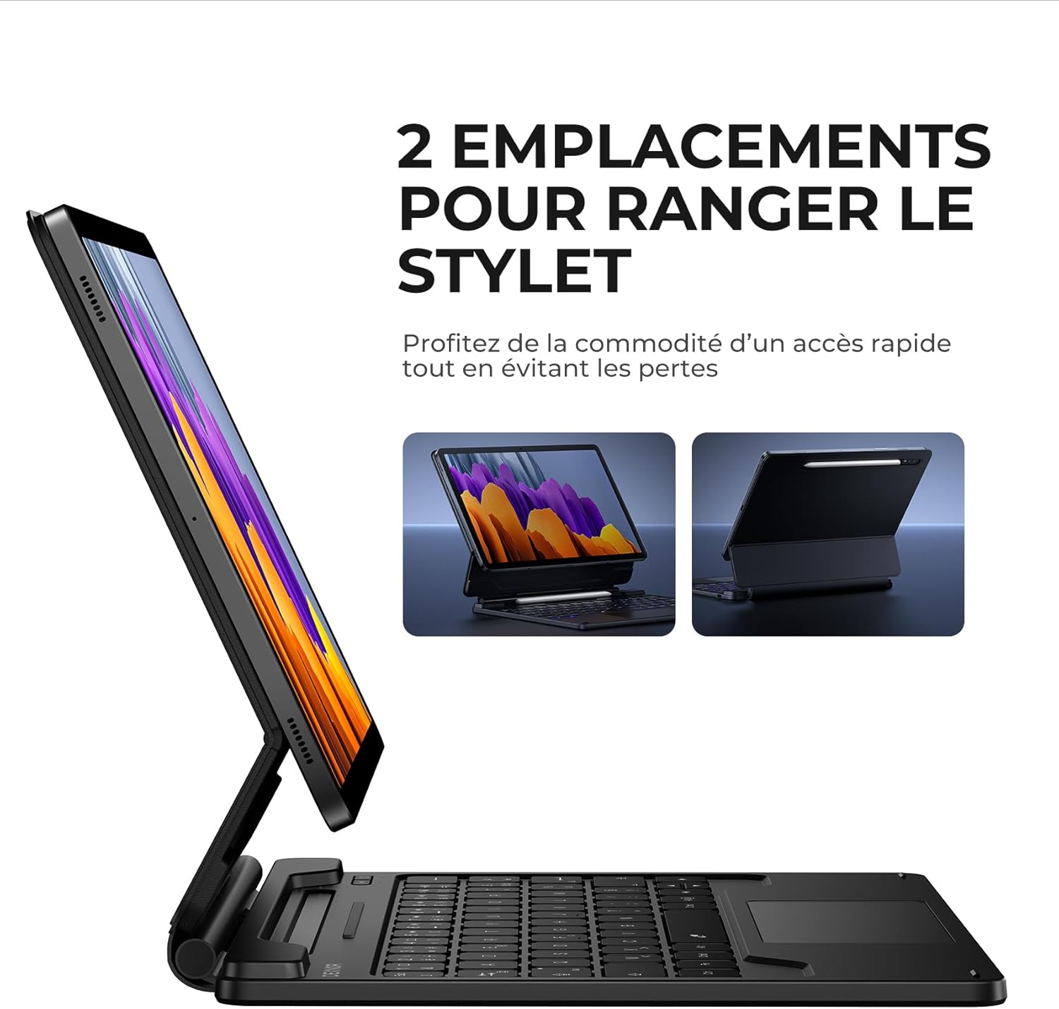 Dexnor Magnetic Backlit Keyboard for Samsung Galaxy Tab S9