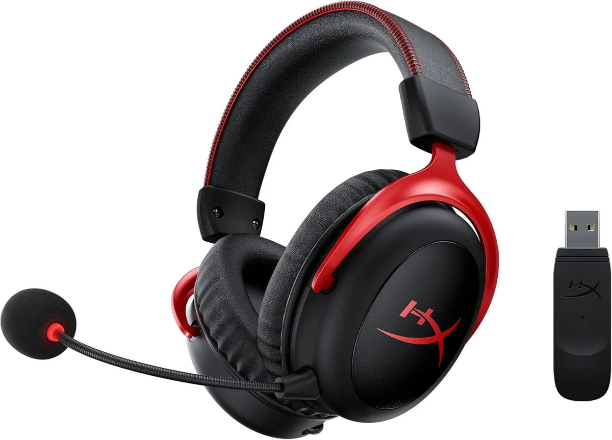 HyperX Cloud II Wireless Gaming Headset – 7.1 Surround, 30‑Hour Battery - Gomix Brands Outlet