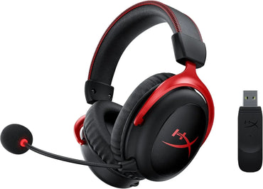 HyperX Cloud II Wireless Gaming Headset – 7.1 Surround, 30‑Hour Battery - Gomix Brands Outlet